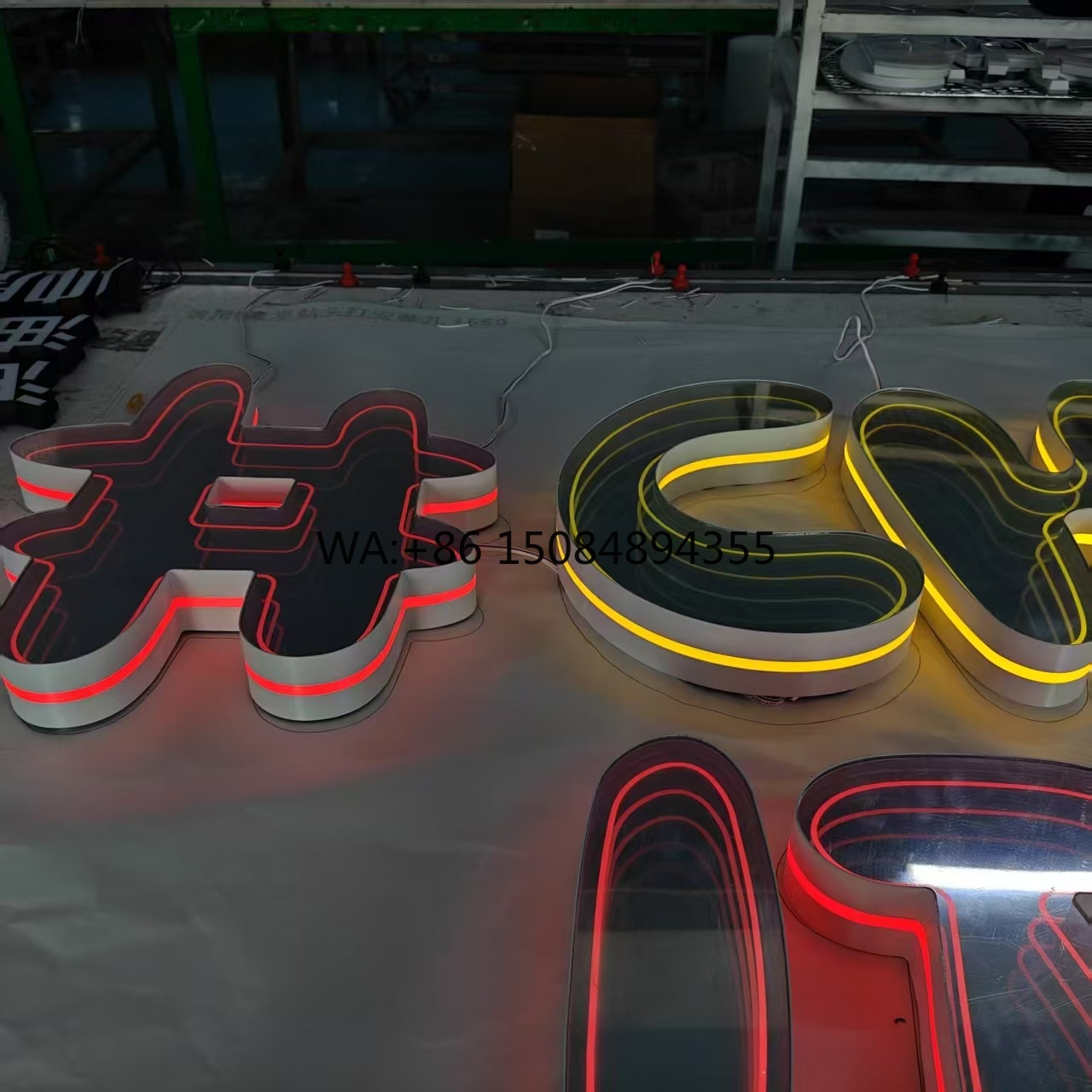 Neon Sign Custom Led - Неоновая вывеска с индивидуальным дизайном, 3D-эффект,