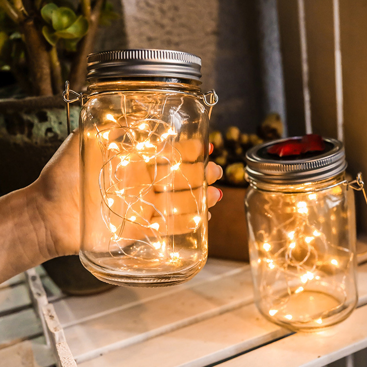 Outdoor Lighting Decor Ideas - 1 комплект: светильник в форме банки