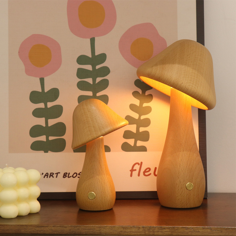 Mushroom Table Lamp - Светодиодные настольные лампы, беспроводные светильники с