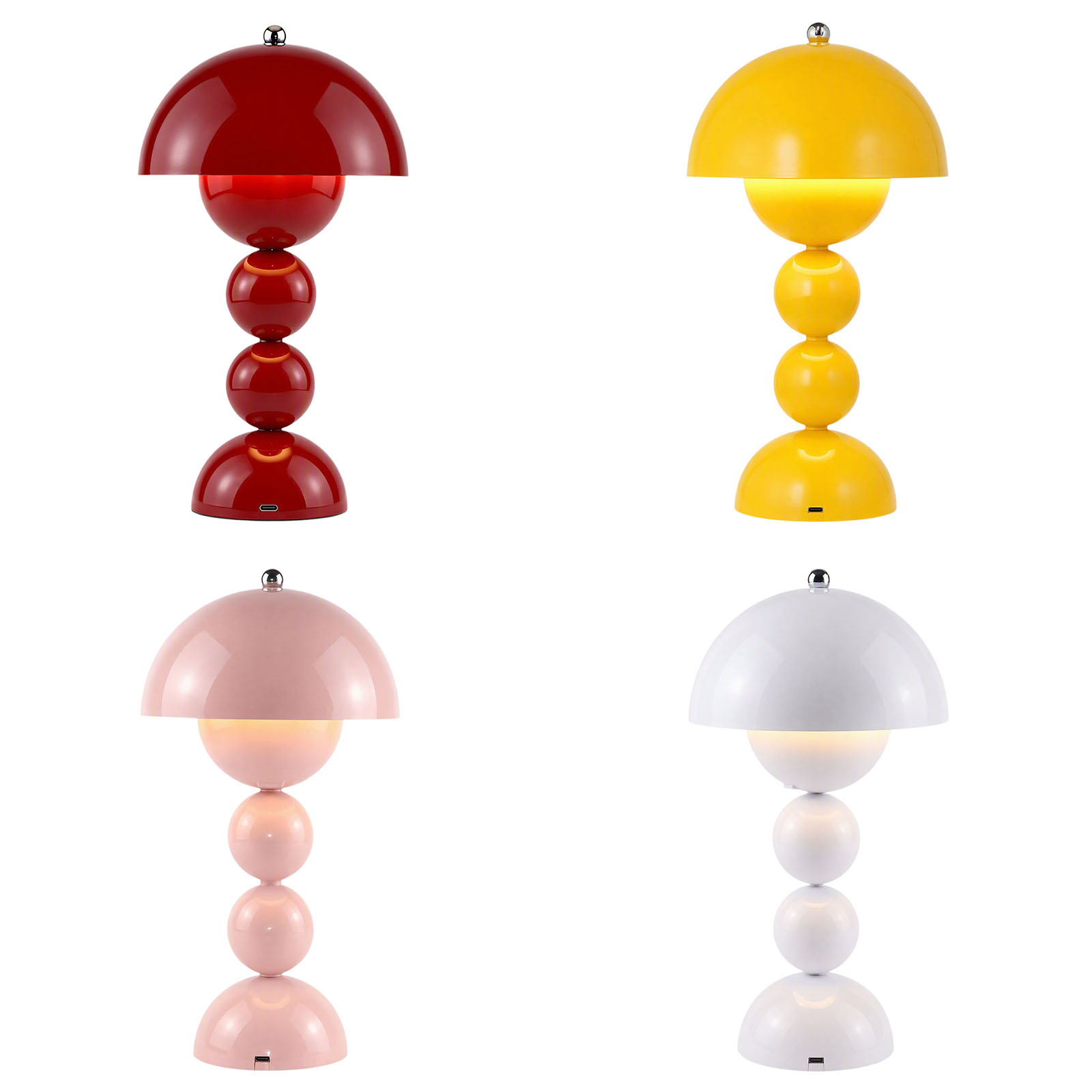 Mushroom Table Lamp - Ретро-светильник в форме гриба с LED-подсветкой,