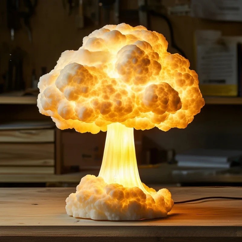 Mushroom Table Lamp - Настольная лампа «Атомный гриб» из смолы