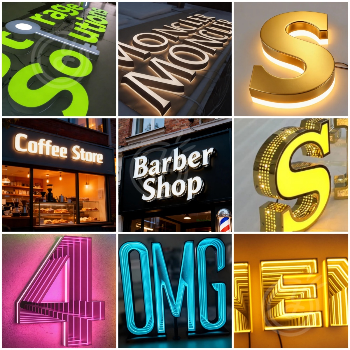 Индивидуальные акриловые вывес – обзор и цена Neon Sign Custom Led