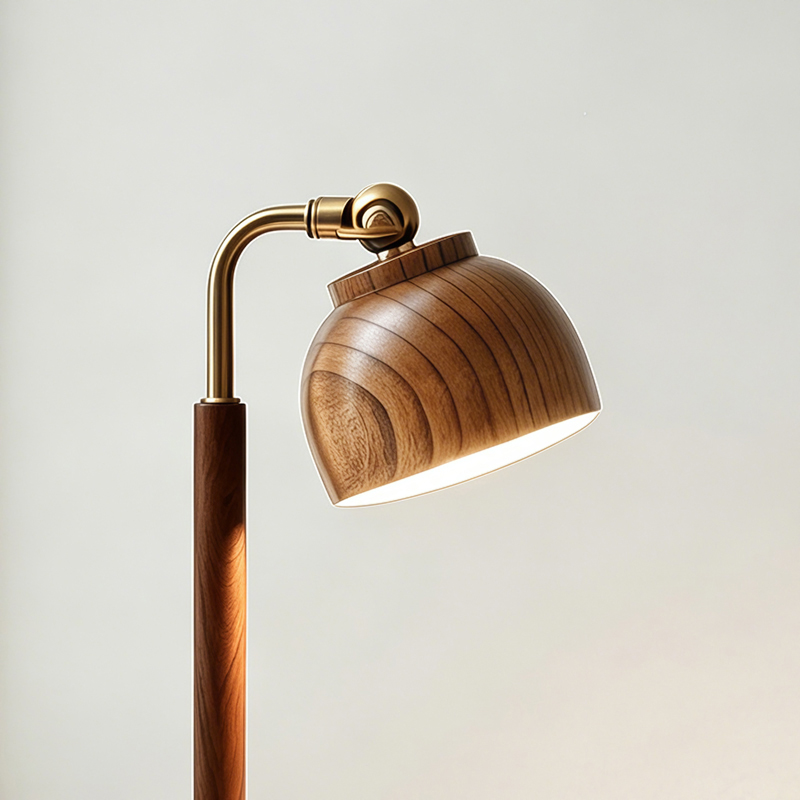 Настольная лампа из орехового  – обзор и цена Mushroom Table Lamp