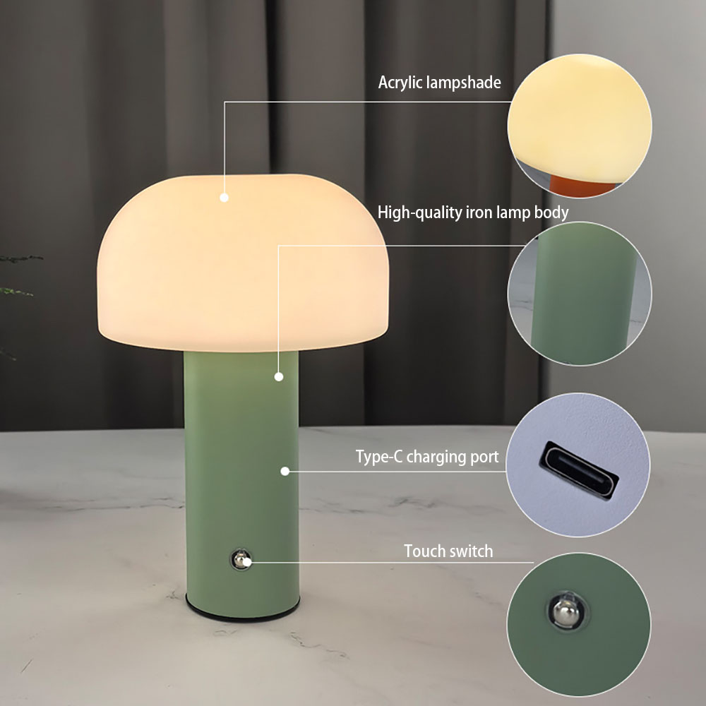 Новая лампа в виде грибов, нас – обзор и цена Mushroom Table Lamp