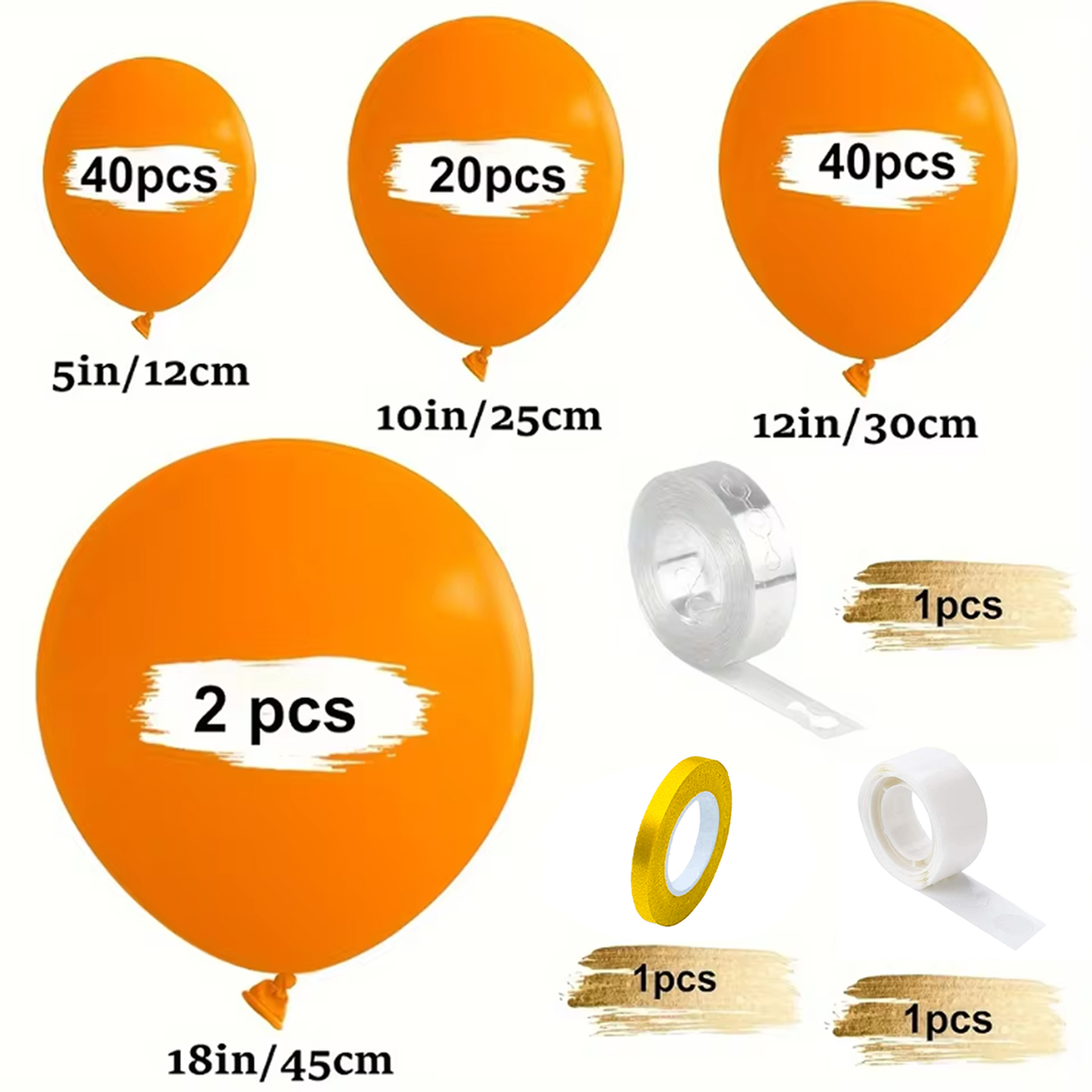 Набор из 102 оранжевых шаров,  – обзор и цена Orange Lighting Decor