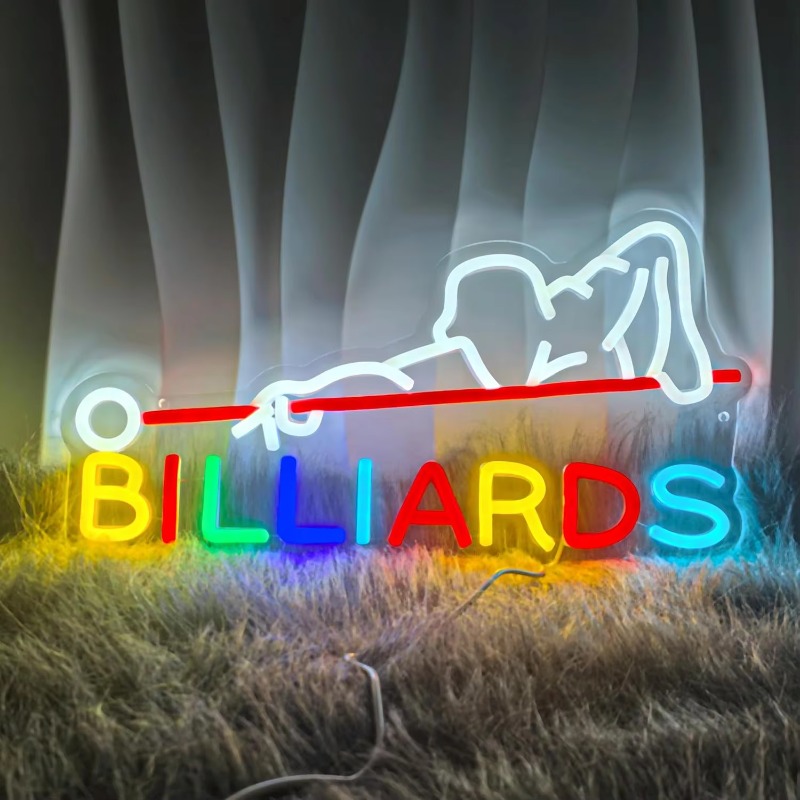 Неоновая вывеска «Бильярд», св – обзор и цена Neon Sign Custom Led