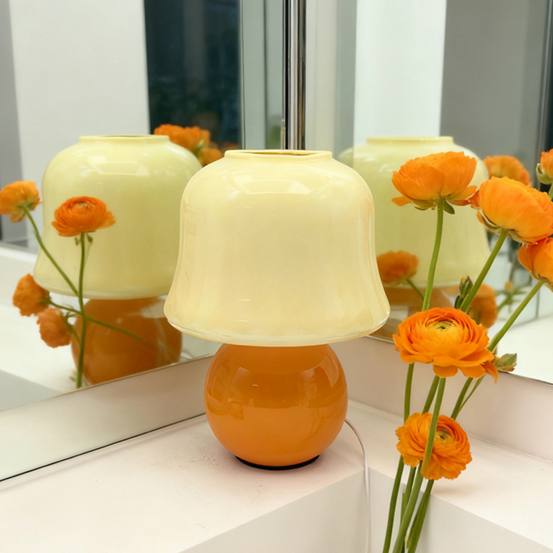 Современная минималистичная на – обзор и цена Mushroom Table Lamp