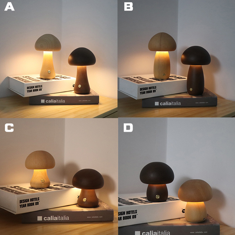 Прикроватная Настольная лампа  – обзор и цена Mushroom Table Lamp