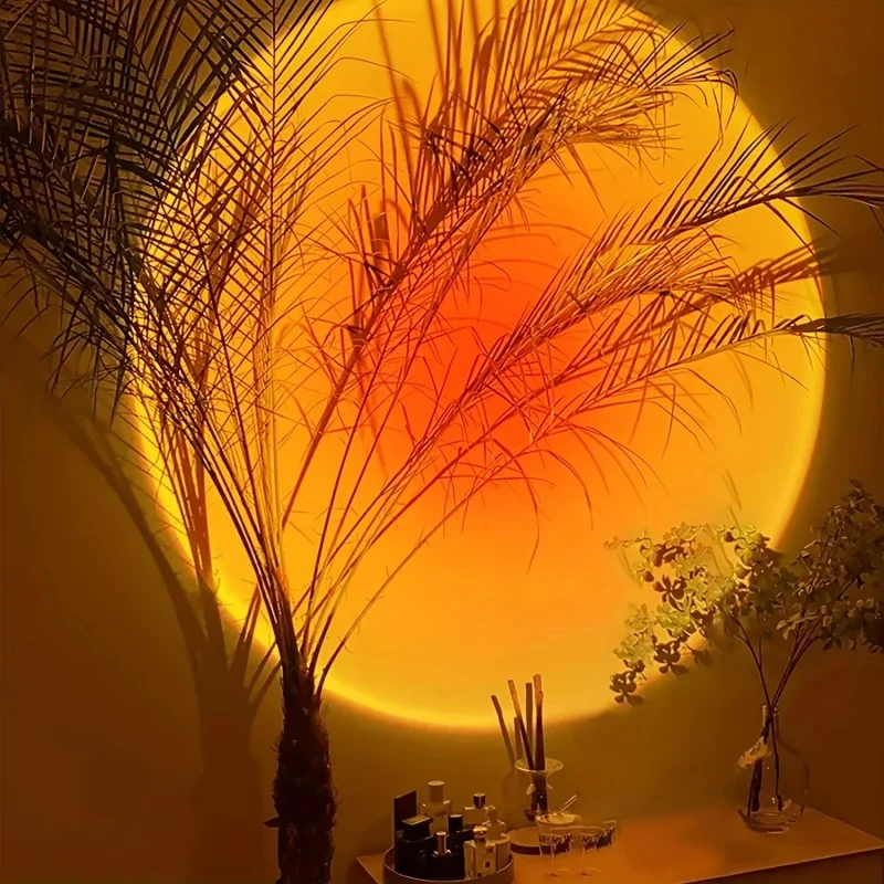 Мини USB ED лампа заката ночни – обзор и цена Sunset Lamp Projection
