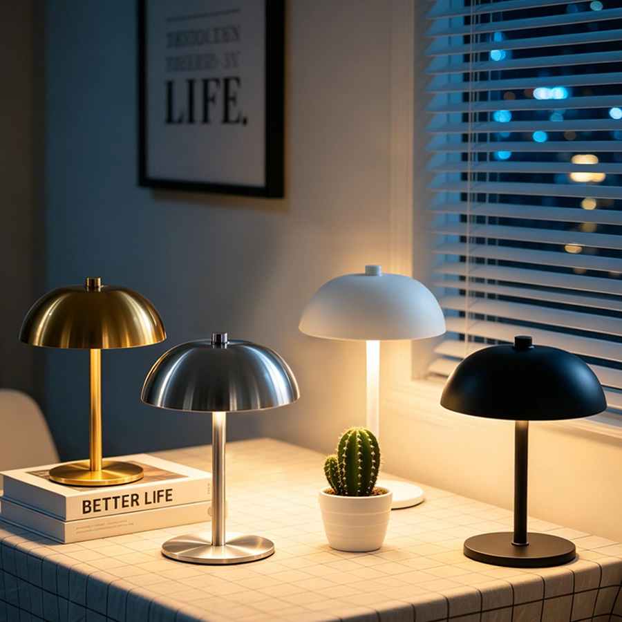Настольная лампа-грибок с LED- – обзор и цена Mushroom Table Lamp