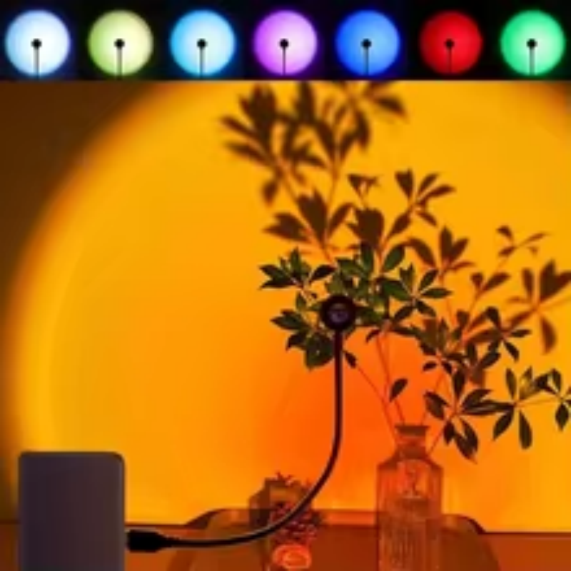 Проекционная лампа «Закат» USB – обзор и цена Sunset Lamp Projection