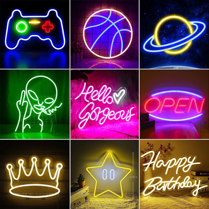 Неоновая вывеска на заказ со с – обзор и цена Neon Sign Custom Led