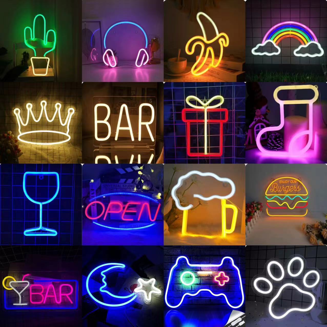 Неоновая вывеска на заказ со с – обзор и цена Neon Sign Custom Led